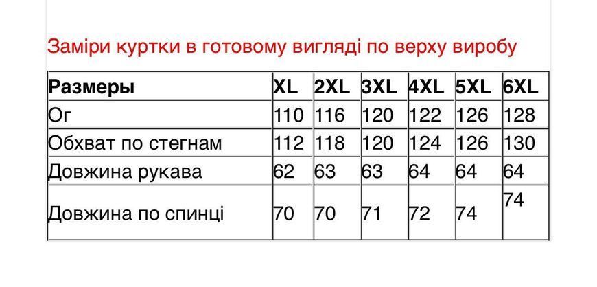 ВІТРІВКА COTTON Xl-6Xl Хакі 558/XL фото