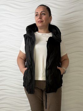 Жилет демісезонний жіночий XS-2Xl Чорний 26128/XS(Ч) фото