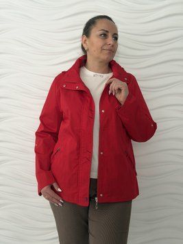 Жіноча вітровка-котон xl-6Xl (44-54) Червоний 2XL 856/2XL(К) фото