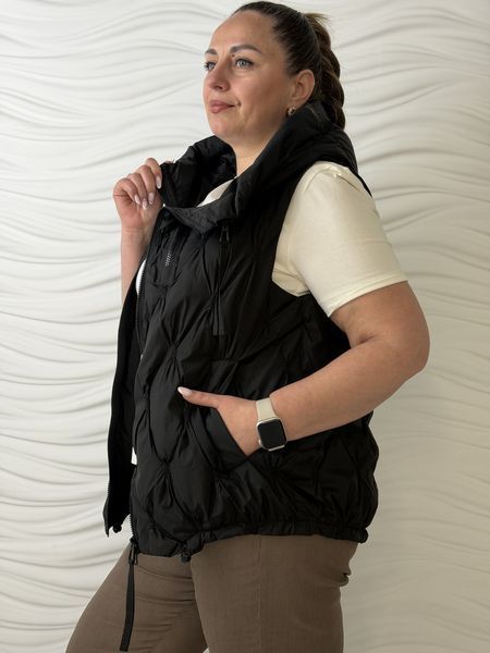 Жилет демисезонный женский XS-2Xl Черный 26128/XS(Ч) фото