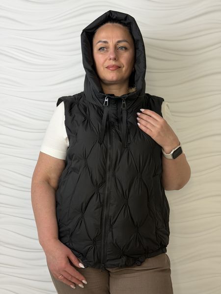 Жилет демисезонный женский XS-2Xl Черный 26128/XS(Ч) фото