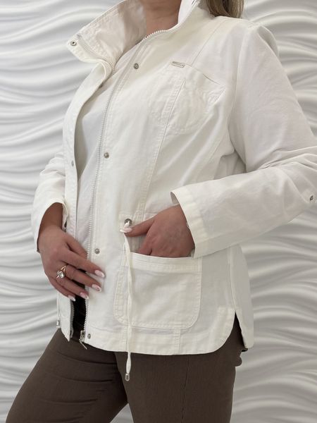 Вітровка cotton жіноча Xl-6XL (50-56) Білий 2XL 180FN/2XL фото